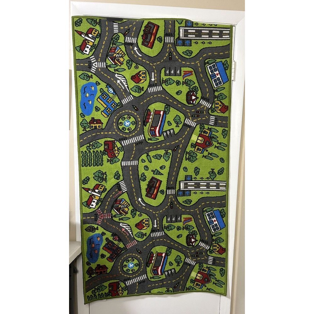 Kids Play Mat with Roads and Cars